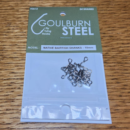 Goulburn Steel Native Baitfish Shanks - Troutlore Articulated Fly Tying Store Australia