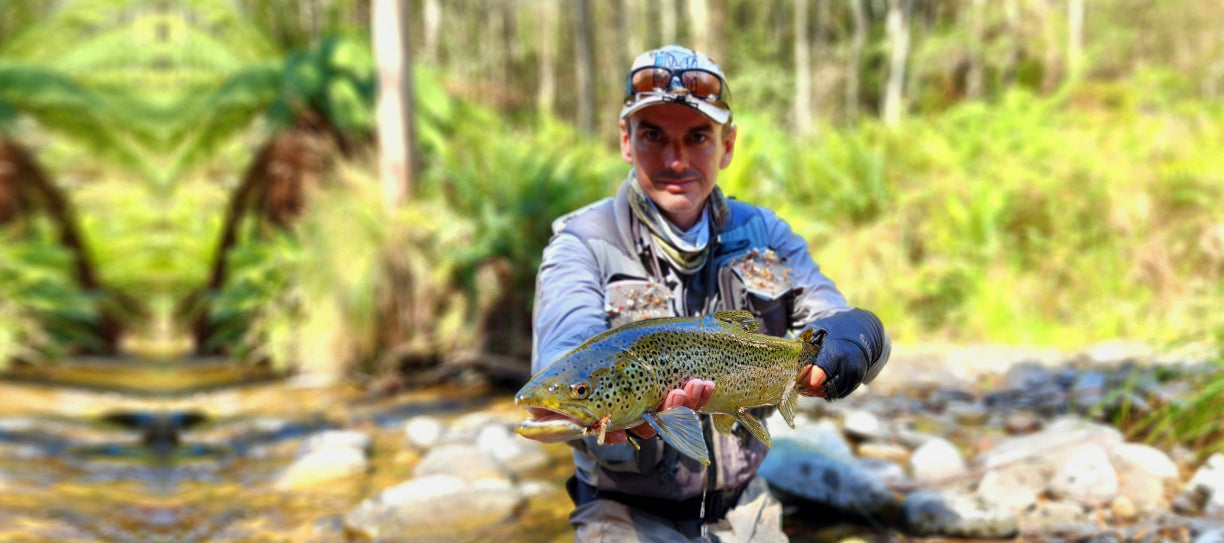 FLYFISHING GUIDE IN VICTORIA AUSTRALIA - ROB GEE FROM TROUTLORE FLY TYING STORE