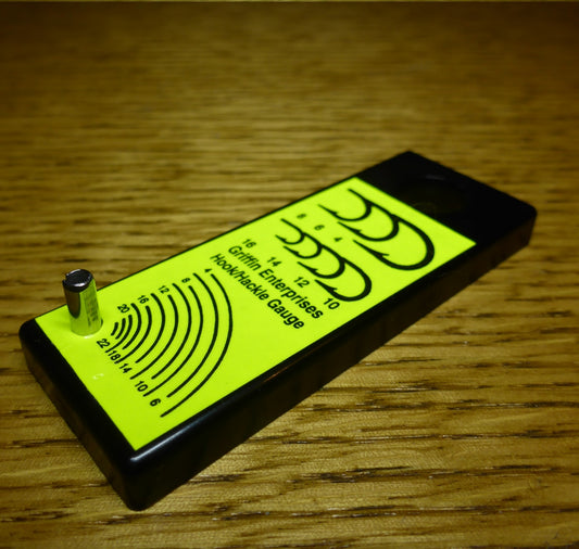 Griffin Hook and Hackle Gauge - Troutlore Fly Tying Tools Australia