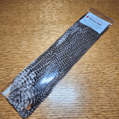 Hareline Grizzly Half Saddle – Natural AVAILABLE AT TROUTLORE FLY TYING STORE AUSTRALIA