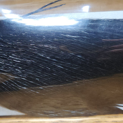 Hareline Half Cape - Black - Troutlore Fly Tying Materials Australia