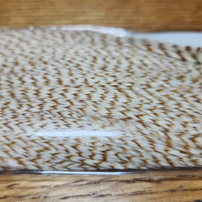 Hareline Half Cape - Grizzly Bleached