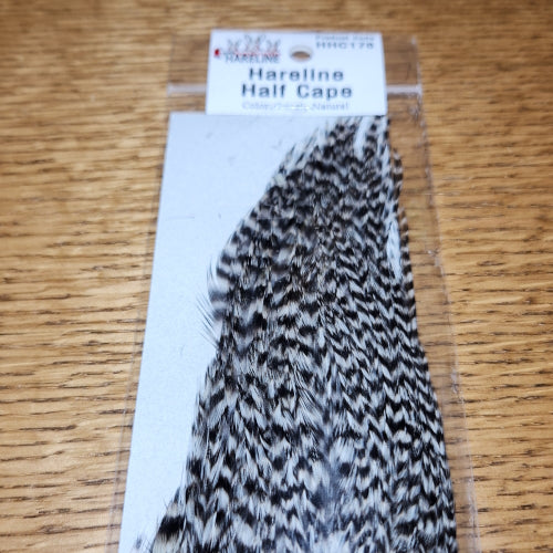 Hareline Half Cape - Grizzly Natural - Troutlore Fly Tying Store Australia