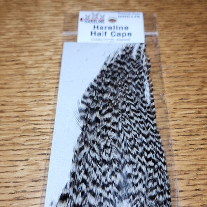 Hareline Half Cape - Grizzly Natural - Troutlore Fly Tying Store Australia