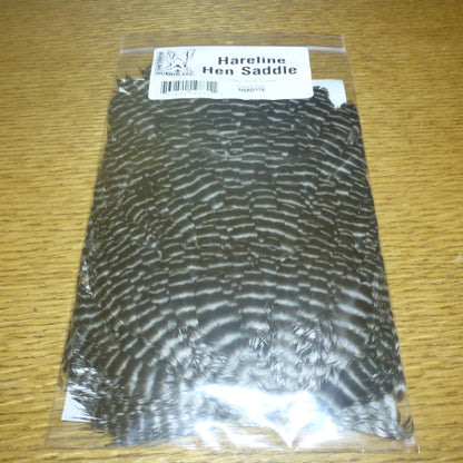 Hareline Hen Saddle - Grizzly Natural - Troutlore Fly Tying Shop Australia