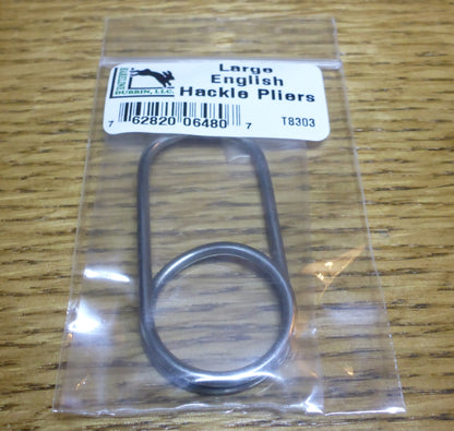 Hareline English Hackle Pliers – Large - Troutlore Fly Tying Tools Australia
