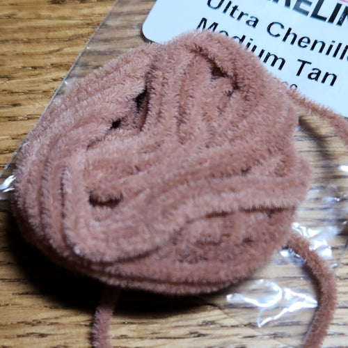 Hareline Ultra Chenille Medium – Tan
