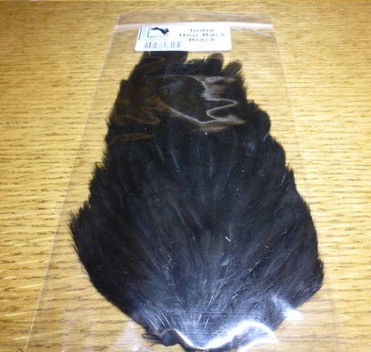 Hareline India Hen Back - Black