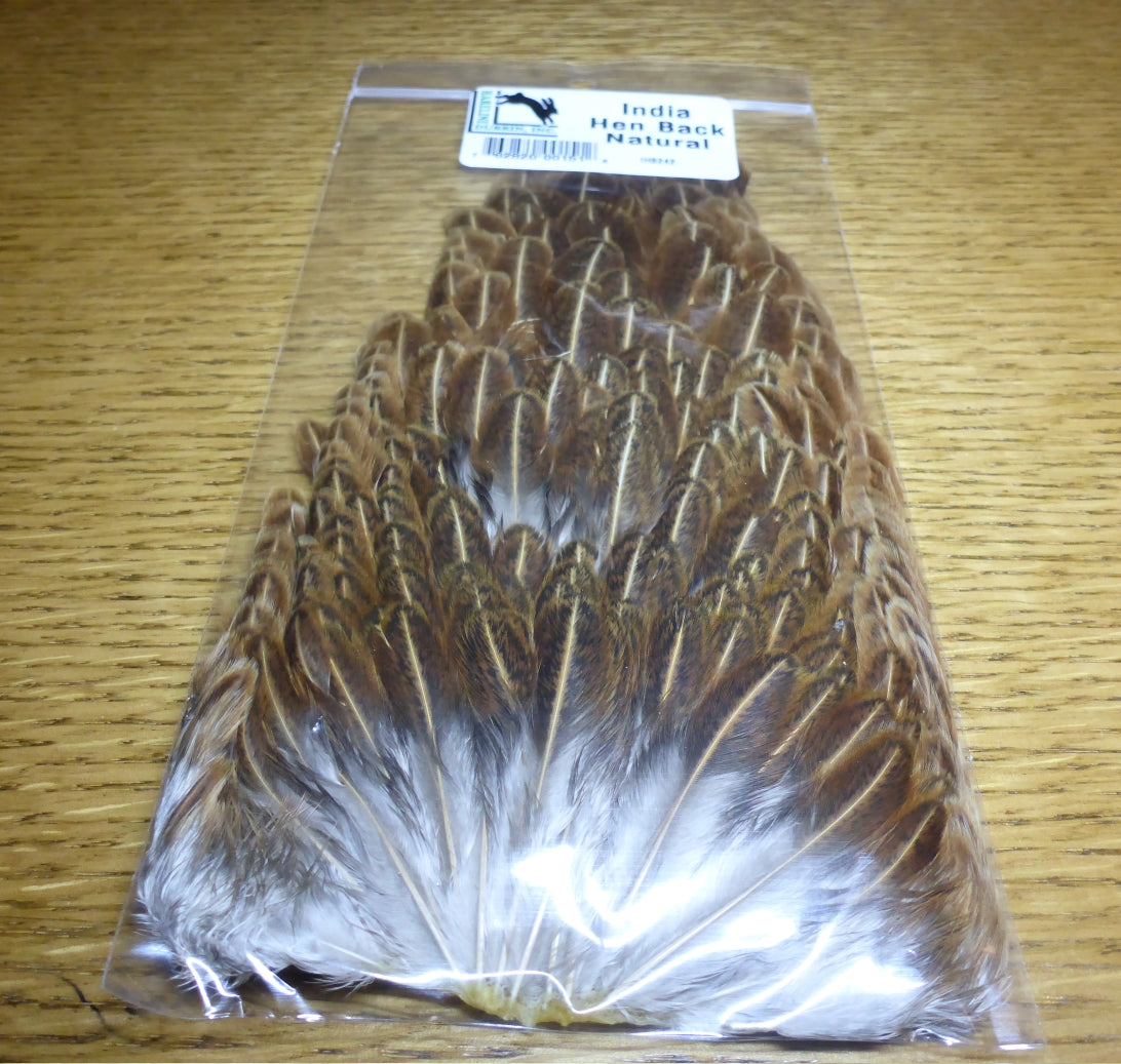 Hareline India Hen Back - Natural