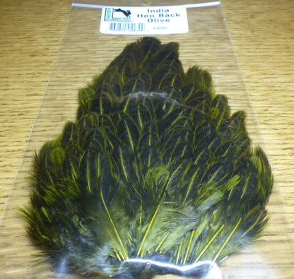 Hareline India Hen Back - Olive