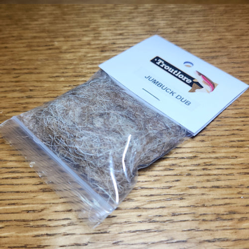 Troutlore Jumbuck Dub - Natural / Tan - Troutlore Fly Tying Shop Australia