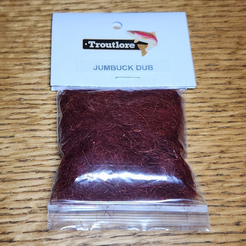 Troutlore Jumbuck Dub - Fiery Brown - Troutlore Fly Tying Materials Australia
