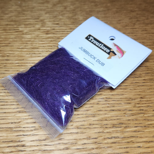 Troutlore Jumbuck Dub - Deep Purple - Troutlore Fly Tying Shop Australia