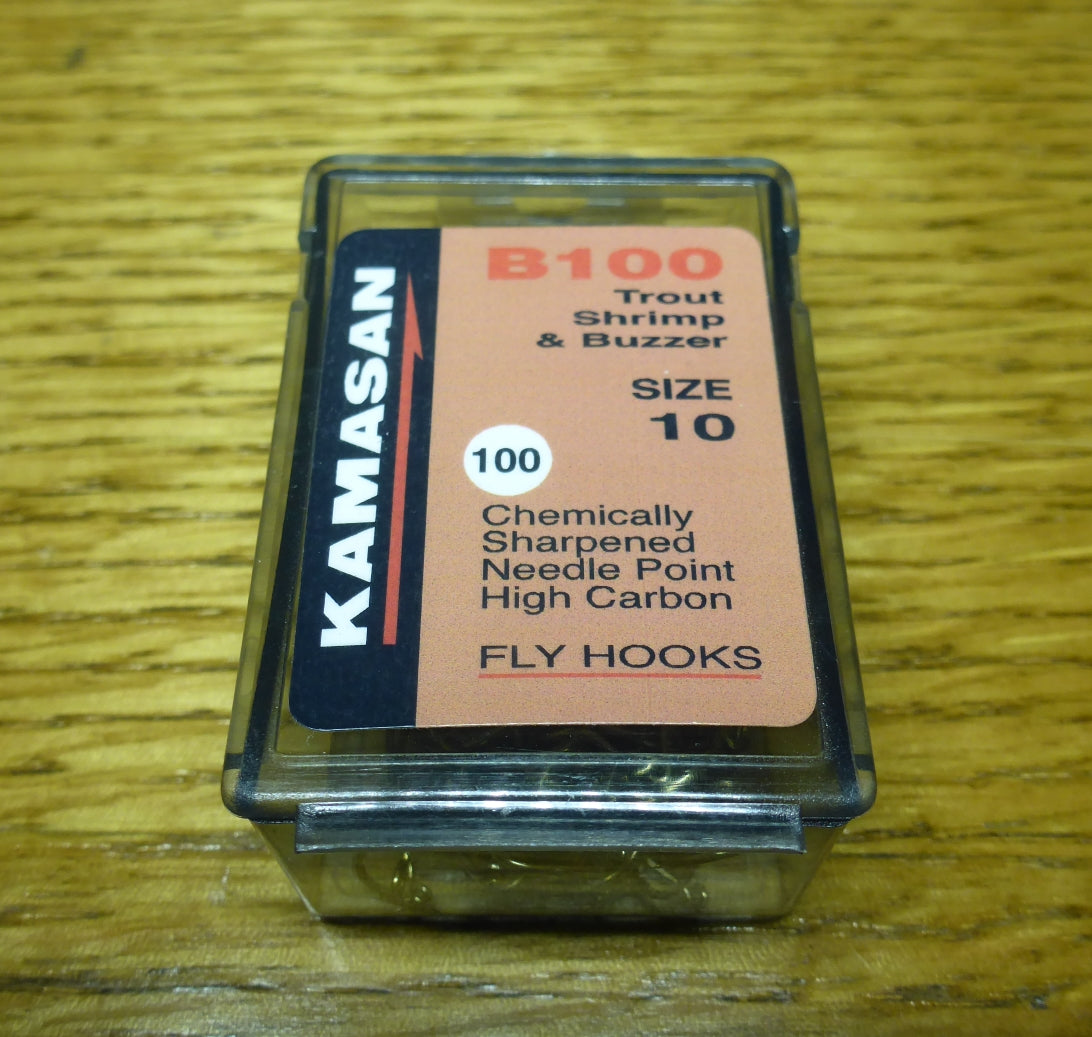 Kamasan B100 Hooks Trout Grub & Buzzer - 100 Pack
