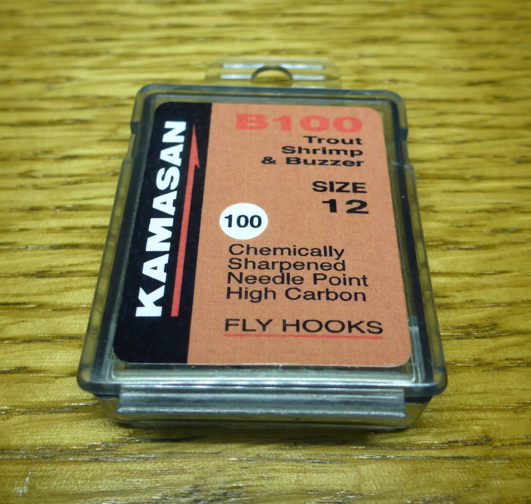 Kamasan B100 Hooks Trout Grub & Buzzer - 100 Pack