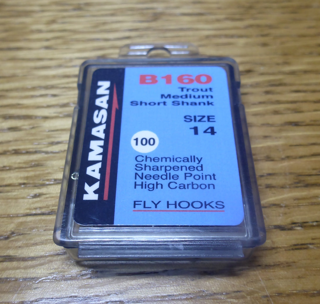 Kamasan B160 Hooks Trout Short Medium Shank - 100 Pack