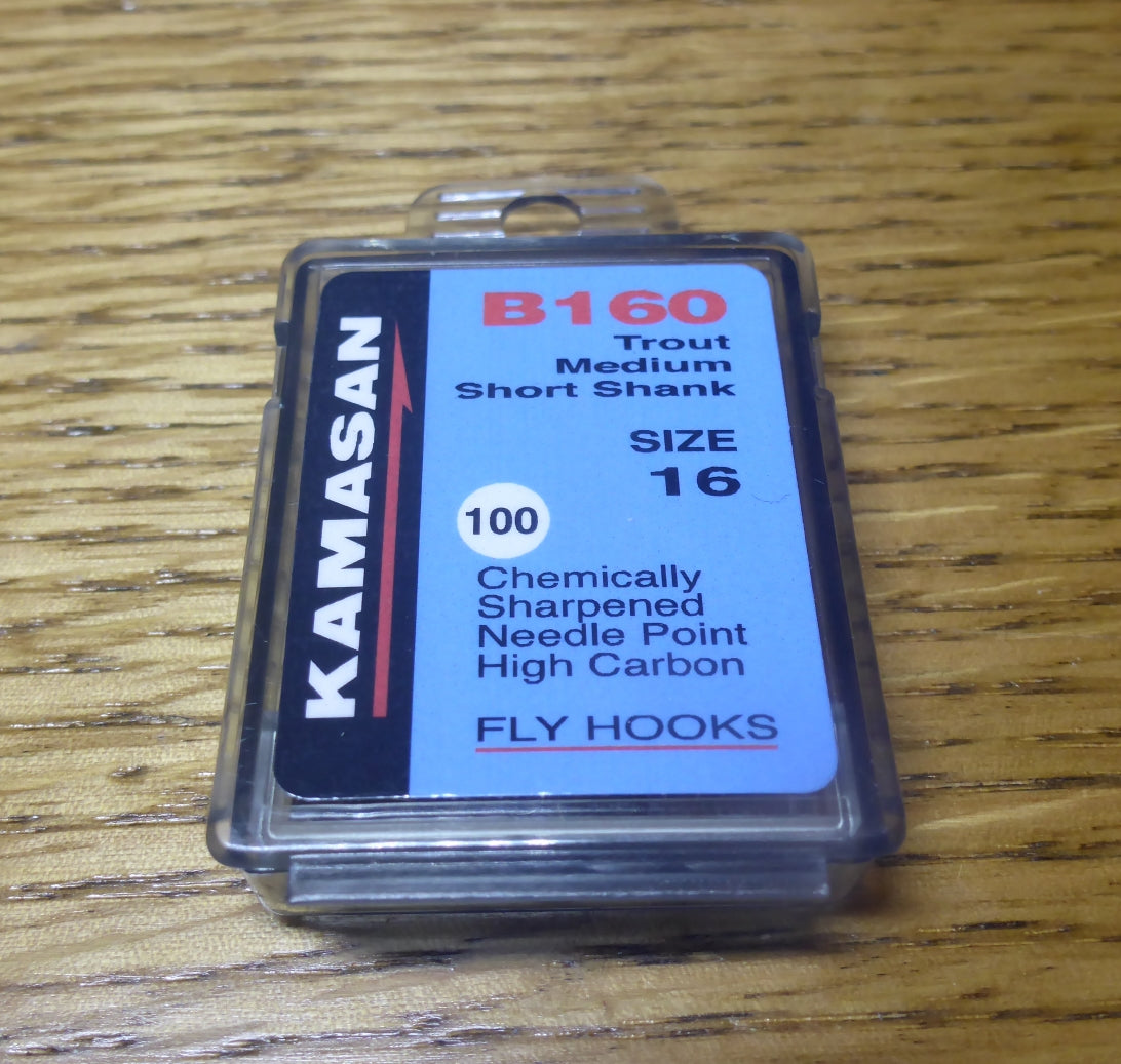 Kamasan B160 Hooks Trout Short Medium Shank - 100 Pack