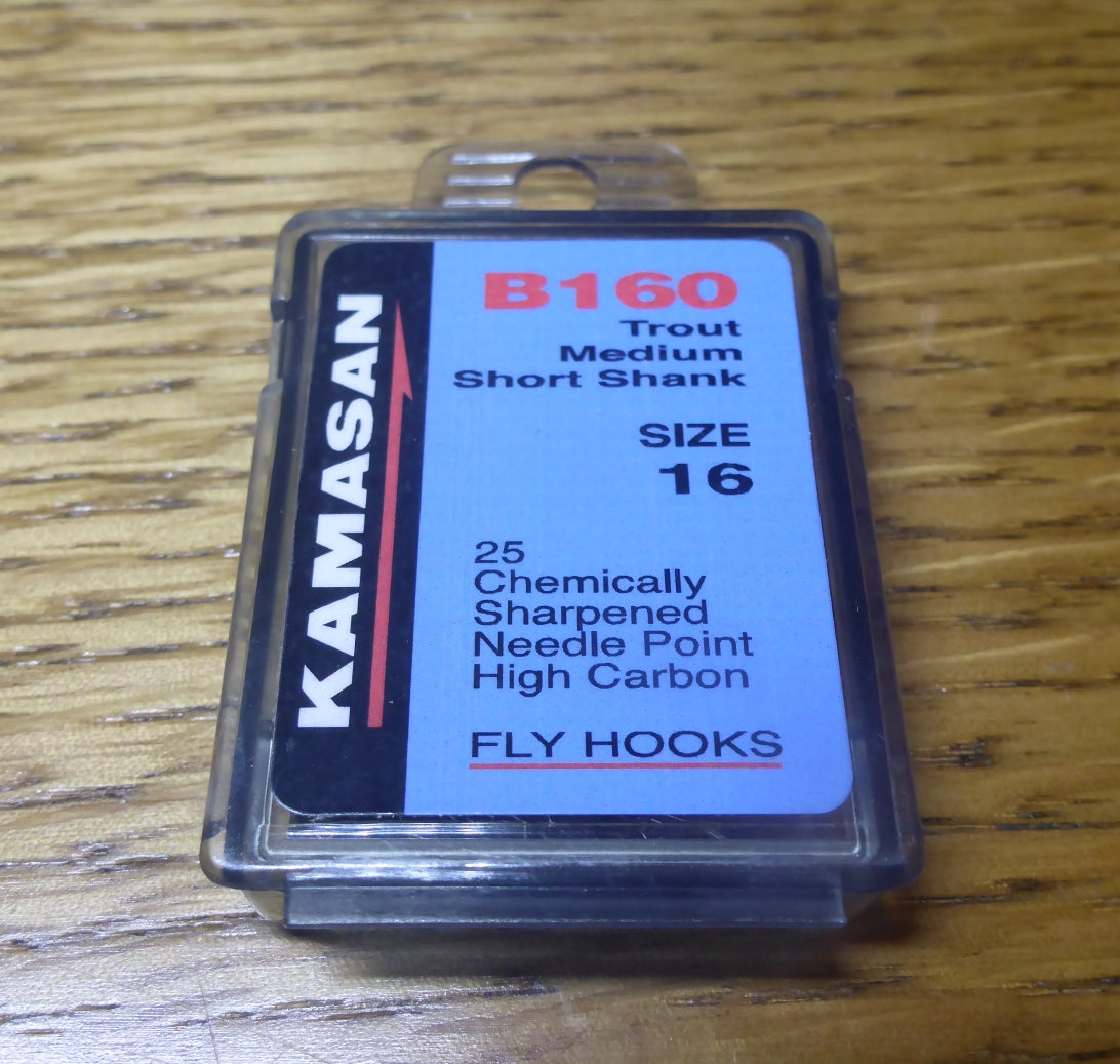 Kamasan B160 Hooks Trout Short Medium Shank - 25 Pack