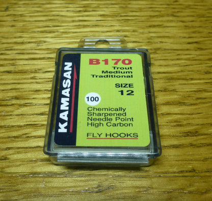 Kamasan B170 Hooks Trout Medium Traditional - 100 Pack