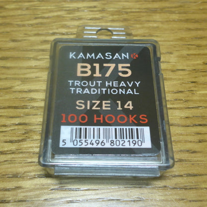Kamasan B175 Hooks Trout Heavy Traditional - 100 Pack