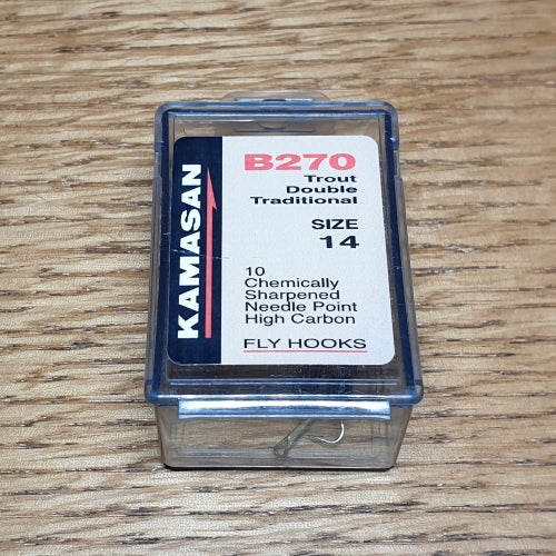 Kamasan B270 Trout Double Hooks - 10 Pack - Troutlore Fly Tying Store Australia