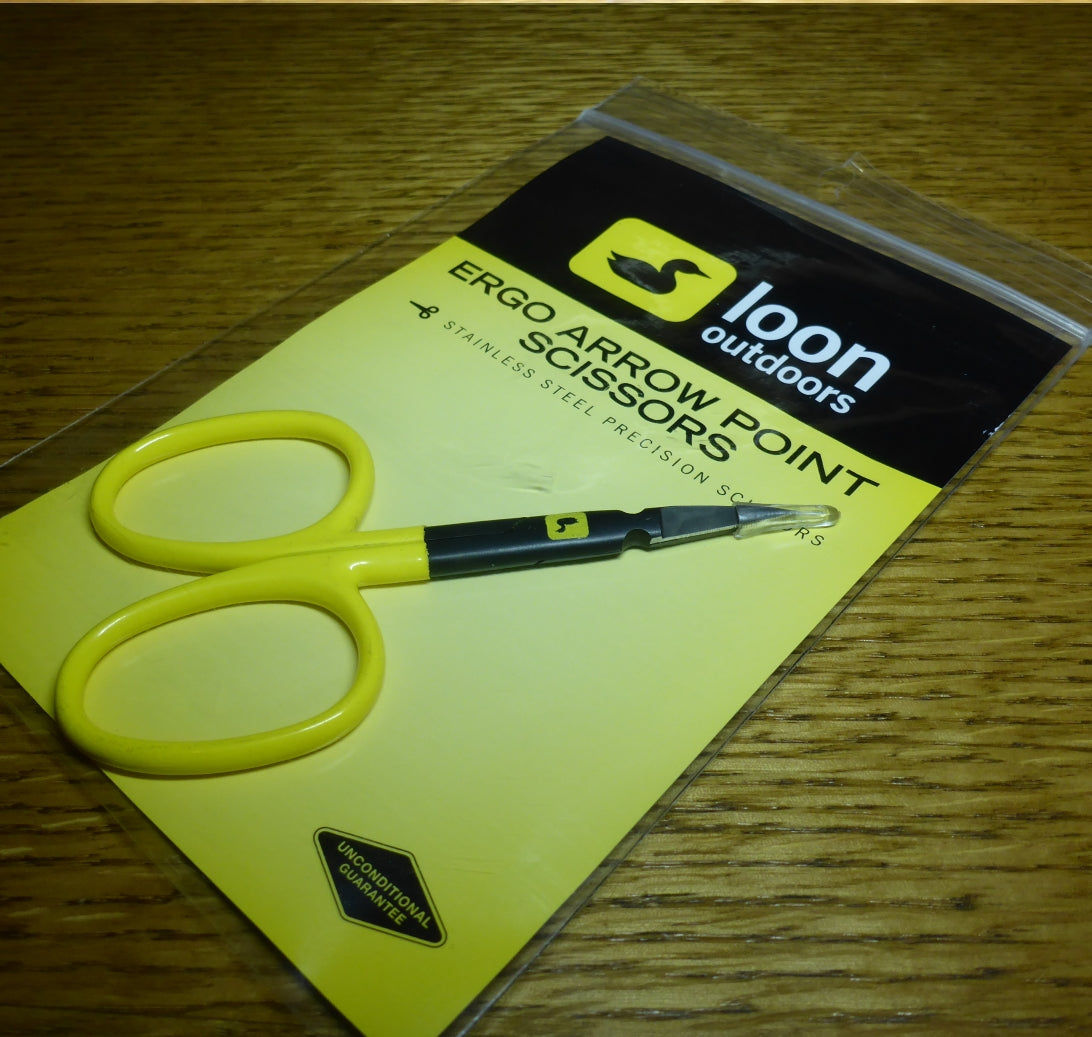 Loon Ergo Arrow Point Scissors Avaiable from Troutlore Fly Tying Store Australia