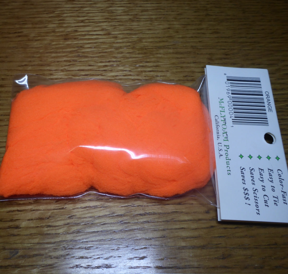 McFly Foam Orange - Troutlore Fly Tying Specialist Australia
