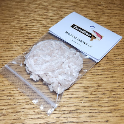 Troutlore Medium Chenille - Sand - Troutlore Fly Tying Specialist Store Australia