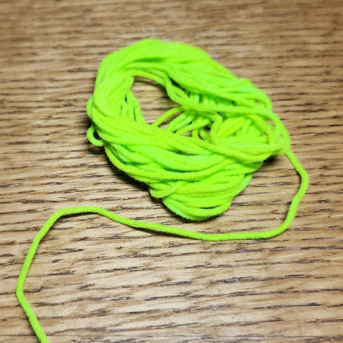 Micro Chenille Micro – Hot Chartreuse - Troutlore Fly Tying Shop Australia