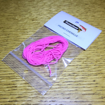 Micro Chenille Micro – Hot Pink - Troutlore Fly Tying Materials Australia