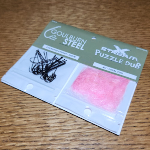 Native Stinger Hook & Puzzle Dub Combo - Troutlore Fly Tying Store Australia