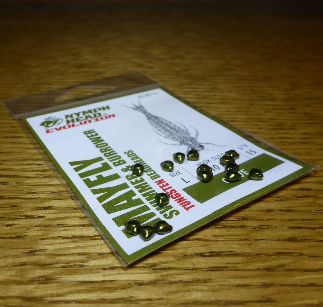 Nymph Head Evolution Mayfly Swimmer Olive - Troutlore Fly Tying Supplies Australia