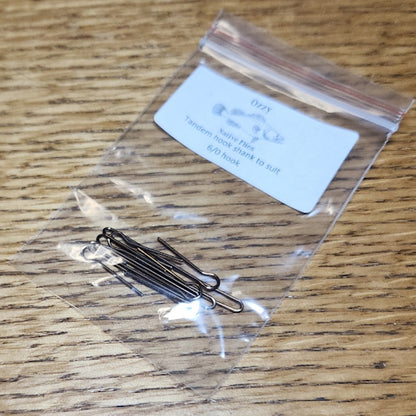 Ozzy Native Flies Tandem Hook Shanks – For Goulburn Steel 2190 - Troutlore Fly Tying Shop Australia