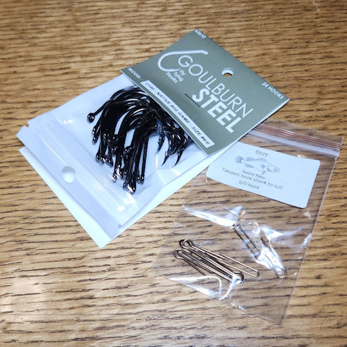Ozzy Native Flies Tandem Hook Shanks – For Goulburn Steel 2190 - Troutlore Fly Tying Shop Australia