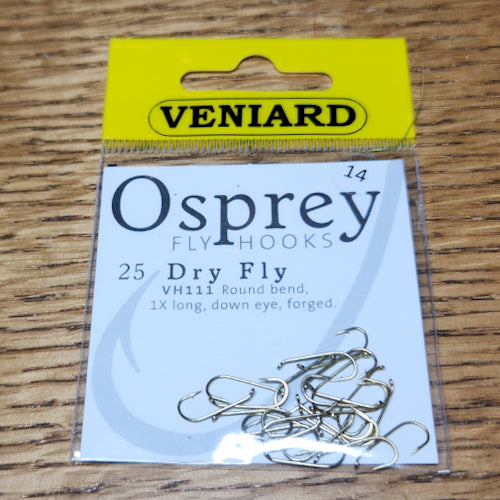 Osprey VH111 Dry Fly Hooks - Troutlore Fly Tying Shop Australia