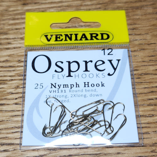 Osprey VH131 Nymph Hooks - Troutlore Fly Tying Steel Australia