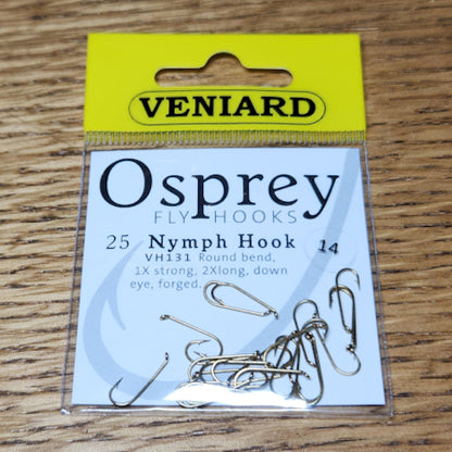 Osprey VH131 Nymph Hooks - Troutlore Fly Tying Steel Australia