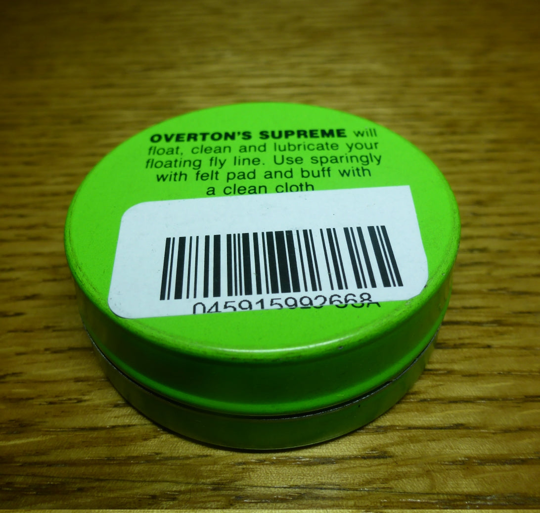 Overton's Supreme Fly Line Treatment and Cleaner - Troutlore Fly Tying Supplies Australia