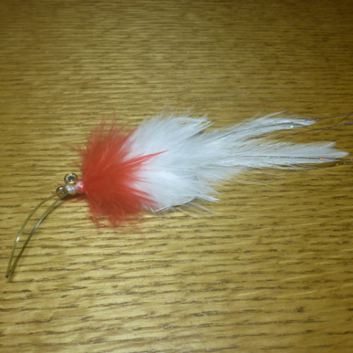 Cod Fly Backstab Ozzy Native Flies Cod Snack – White - Troutlore Fly Tying