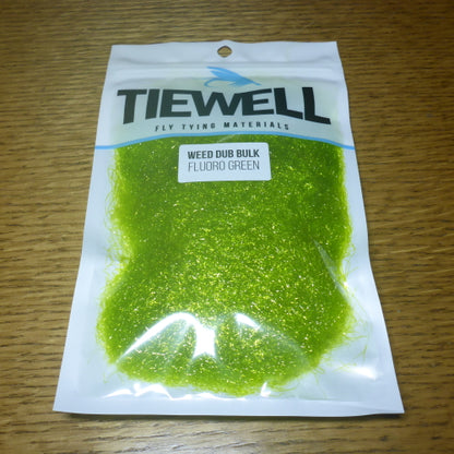Tiewell Weed Dubbing - Fluoro Green BULK PACK
