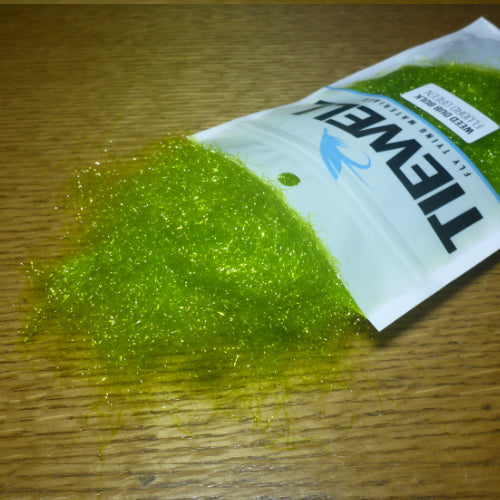 Tiewell Weed Dubbing - Fluoro Green BULK PACK