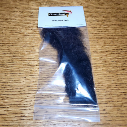 Half Possum Tail Dark Brown - Troutlore Fly Tying Store and the Fly Shop Australia