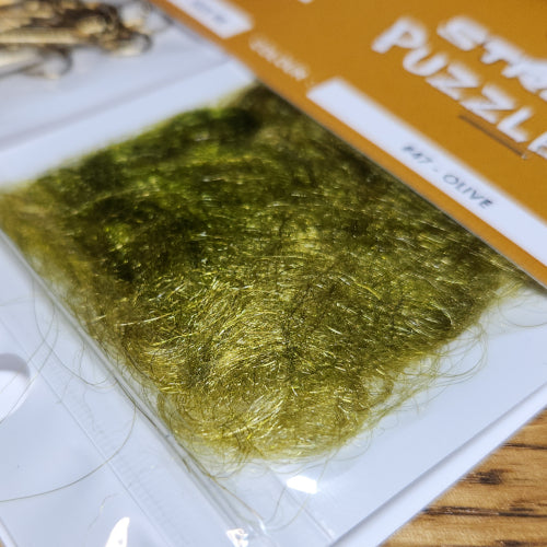 Goulburn Steel Classic Streamer Hook & Puzzle Dub Combo - Troutlore Fly Tying Store Australia