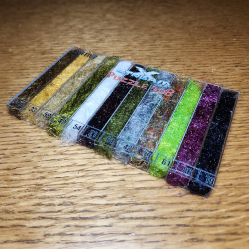 XStream Puzzle Dub - Dubbing Palette 2 - Troutlore Fly Tying Store and Fly Shop Australia