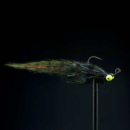 Simon's Bream Leech by Rivulet Flyfishing - Black & Olive - Troutlore Fly Tying Store Australia