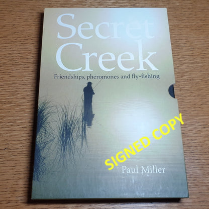 SECRET CREEK BOOK BY PAUL MILLER AVAILABLE AT TROUTLORE FLY TYING STORE AUSTRALIA