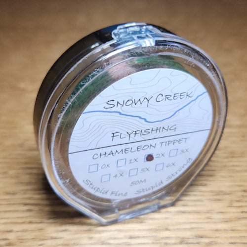 Snowy Creek Flyfishing Chameleon Tippet Available from Troutlore Fly Tying Store Australia