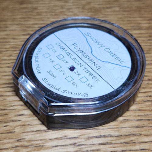 Snowy Creek Flyfishing Chameleon Tippet Available from Troutlore Fly Tying Store Australia