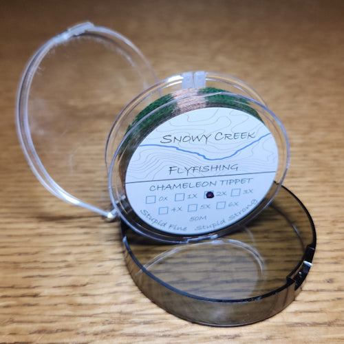 Snowy Creek Flyfishing Chameleon Tippet Available from Troutlore Fly Tying Store Australia