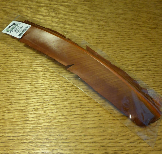 Hareline Turkey Biot Quills Rusty Spinner - Troutlore Fly Tying Shop Australia